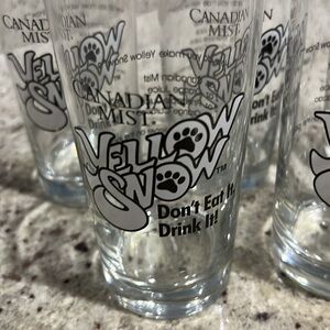 6 Vintage Canadian Mist Cocktail glasses